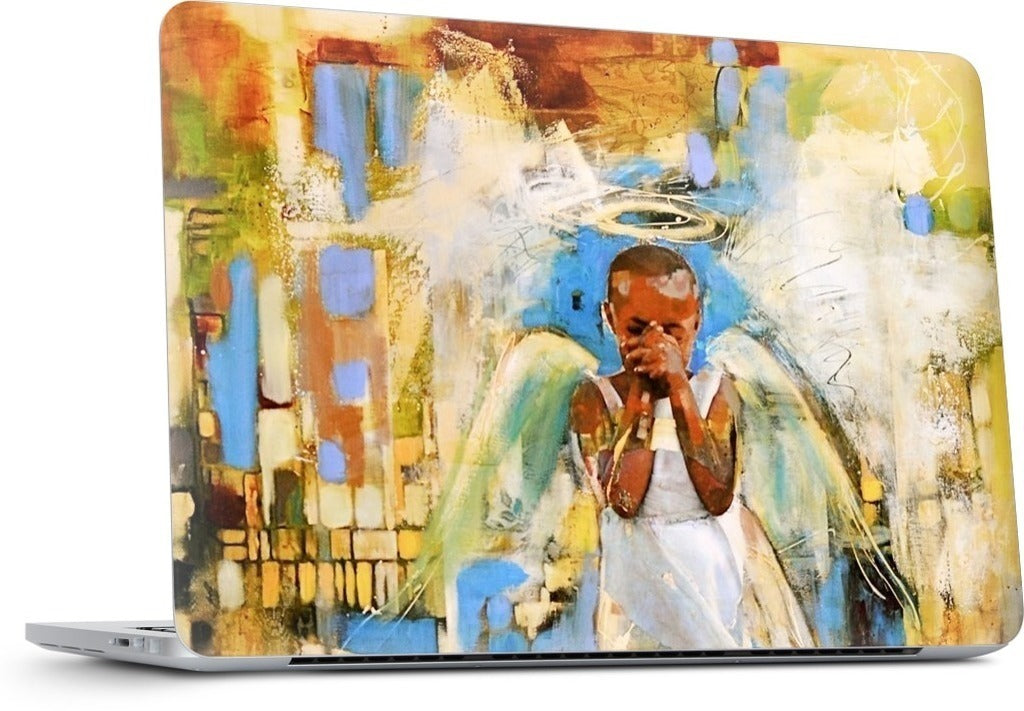 Shy Angel MacBook Skin
