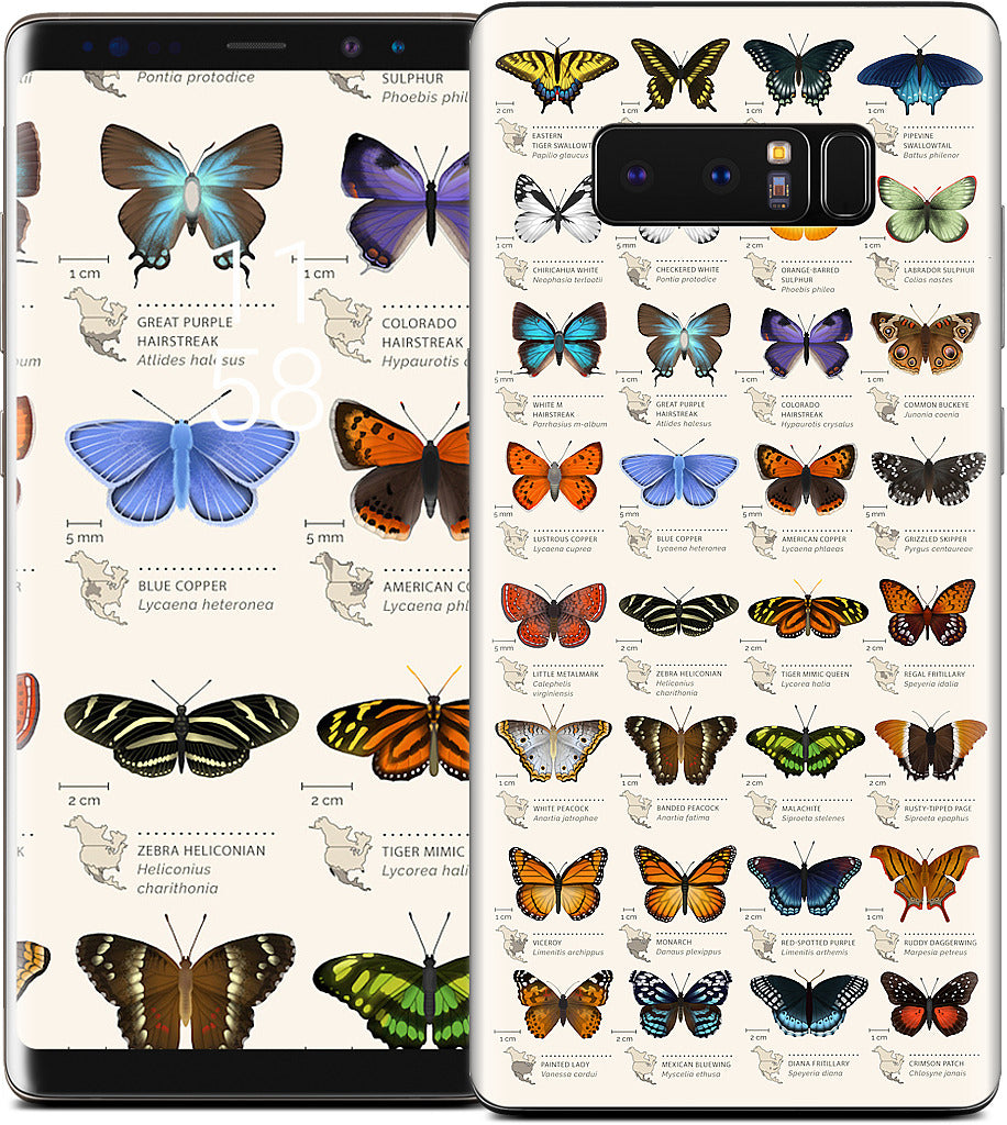42 North American butterflies Samsung Skin