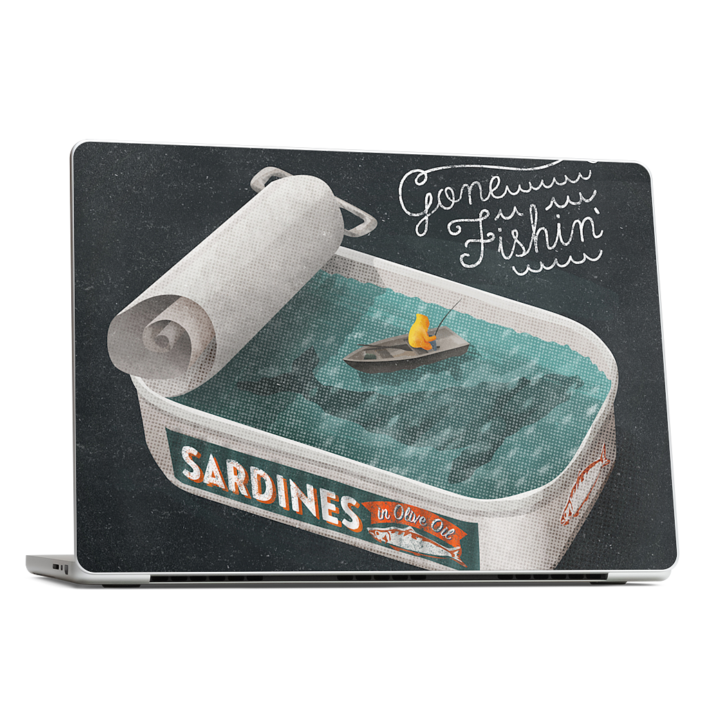 Gone Fishin' MacBook Skin