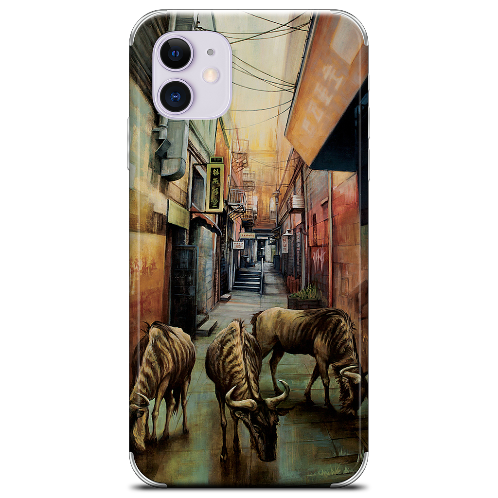 "Street of Three Beasts" -Levinson iPhone Skin