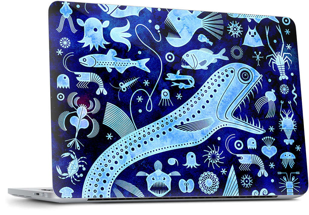 The Abyssal Zone MacBook Skin