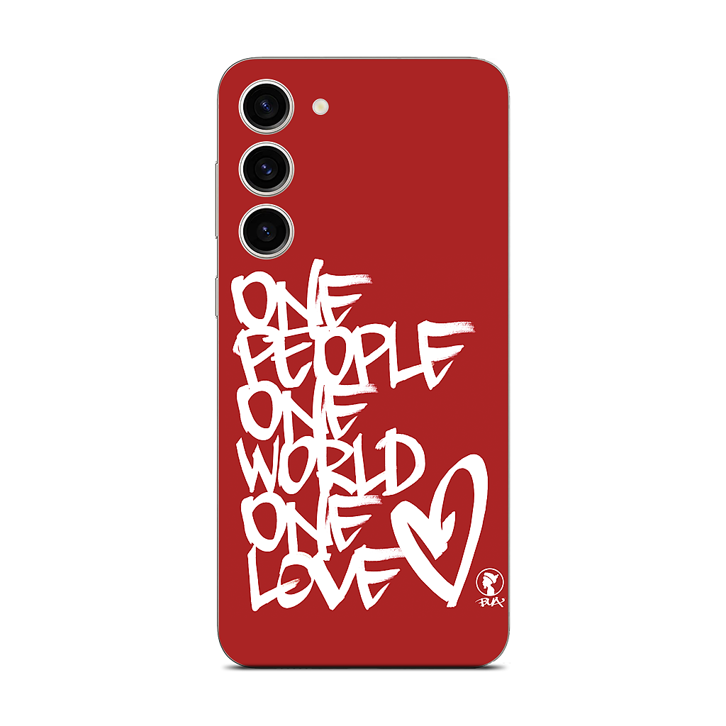 One People, One World, One Love Samsung Skin