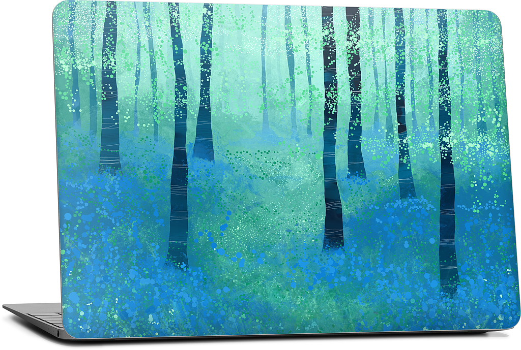 Bluebells Challock MacBook Skin
