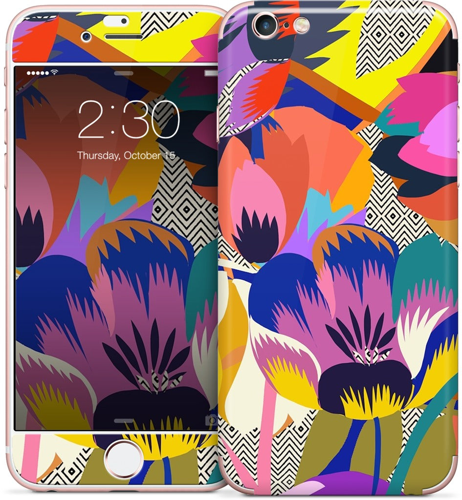Among the Spring Flowers iPhone Skin