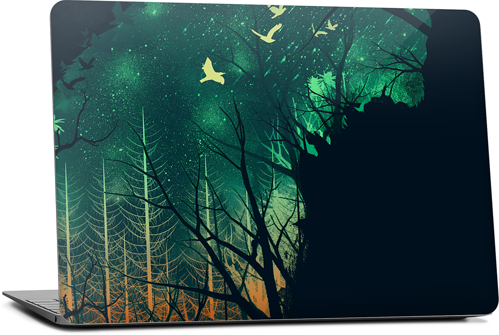 Space Tiger MacBook Skin