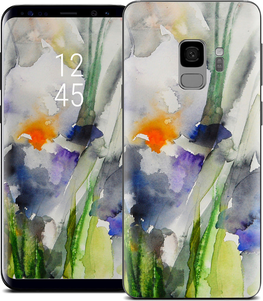Blue Irises Samsung Skin