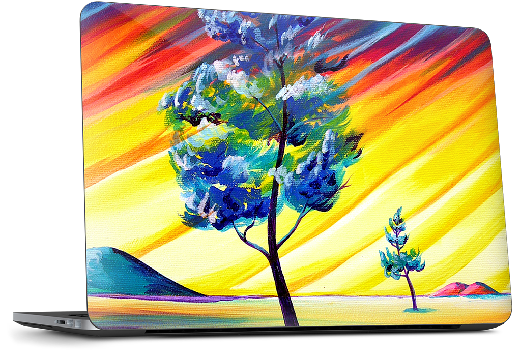 Thick Frost Sunset Glow Dell Laptop Skin