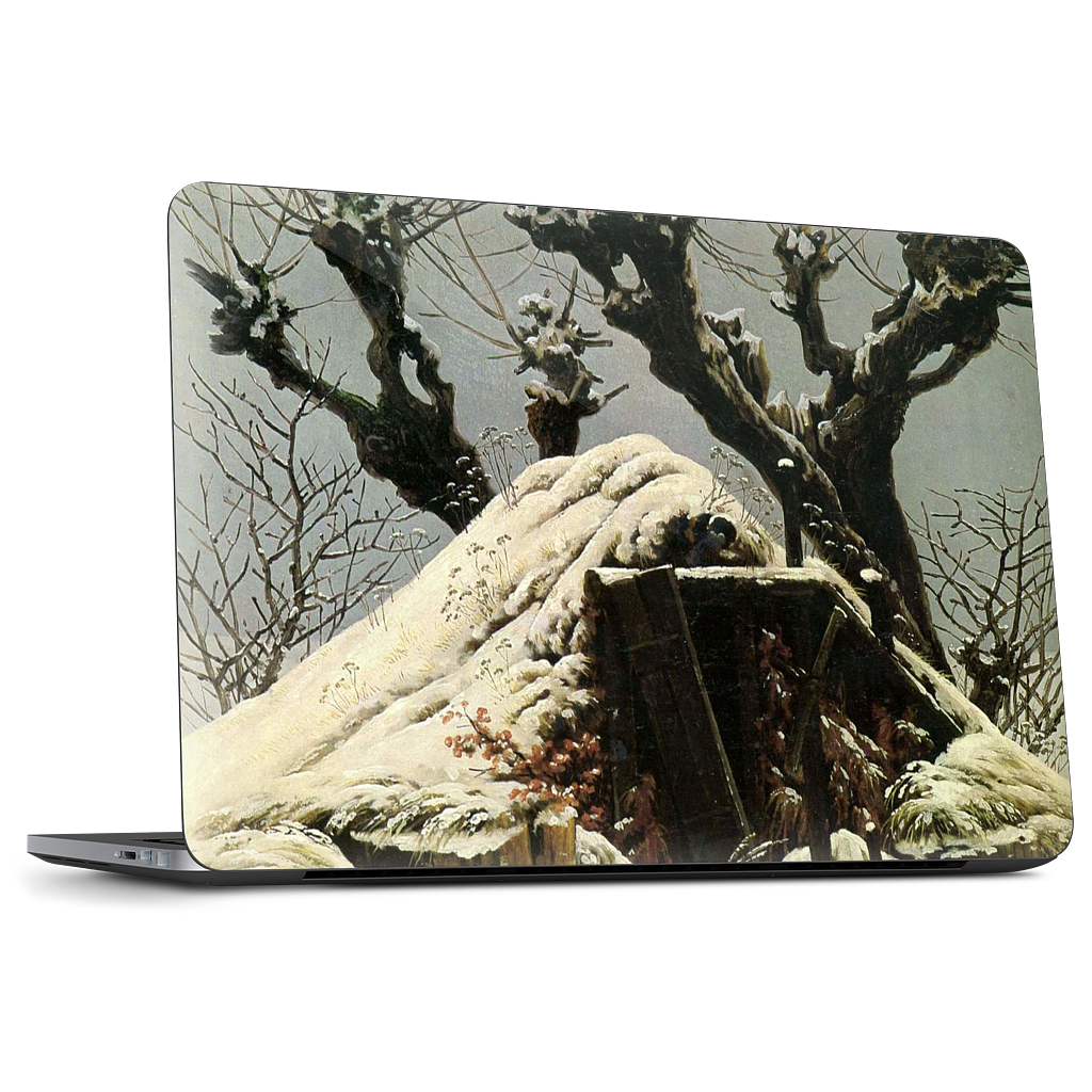 Snowy Cottage Dell Laptop Skin