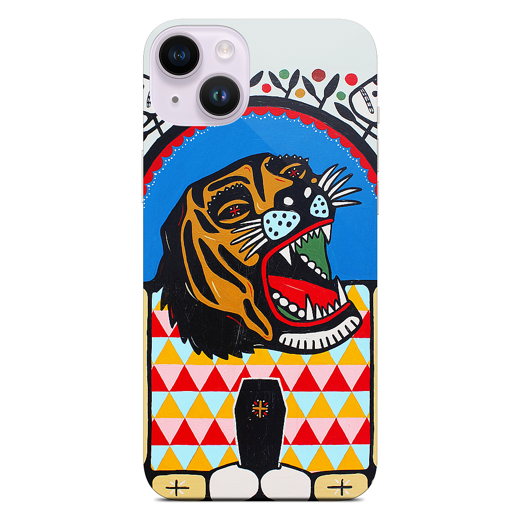 Tiger Coffin iPhone Skin