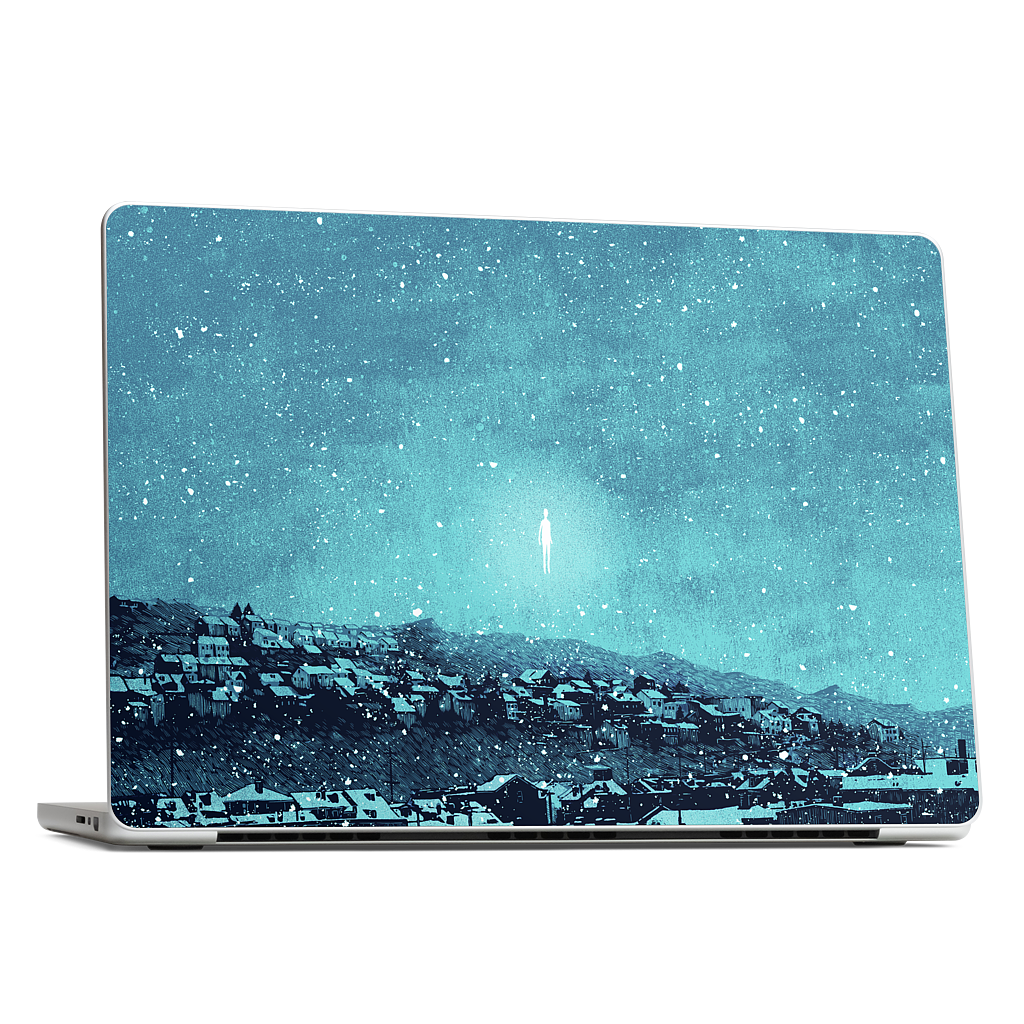 "we wait out the storm, and i am floored" MacBook Skin