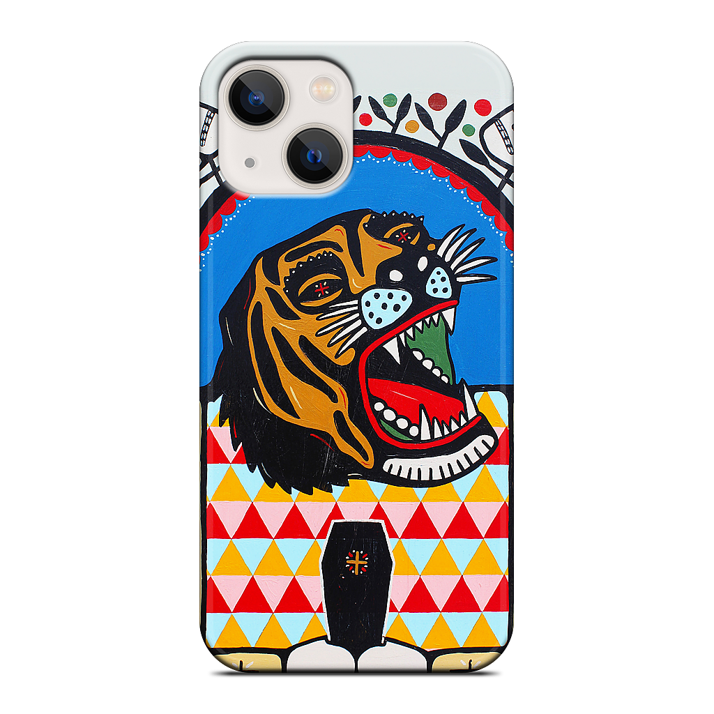 Tiger Coffin iPhone Case