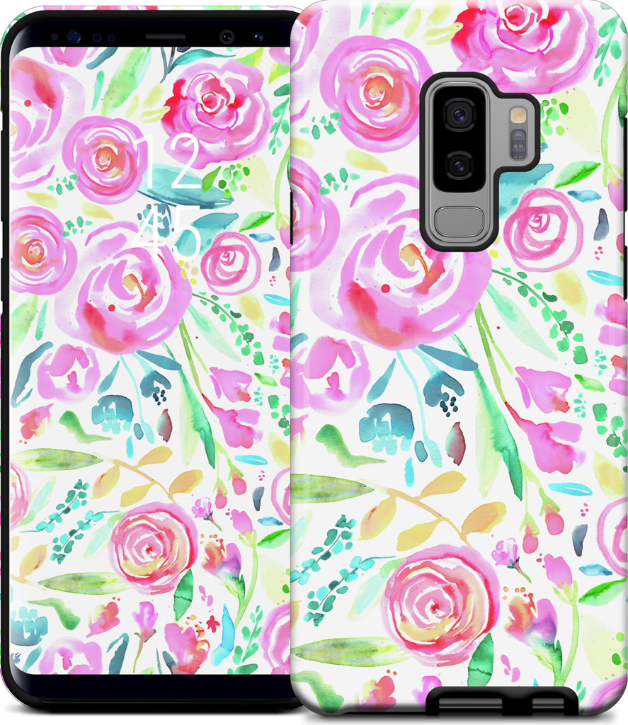 Sweet Floral Roses Pastel Bouquet Samsung Case