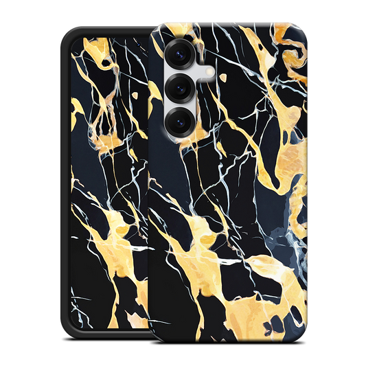 Black Marble Samsung Case