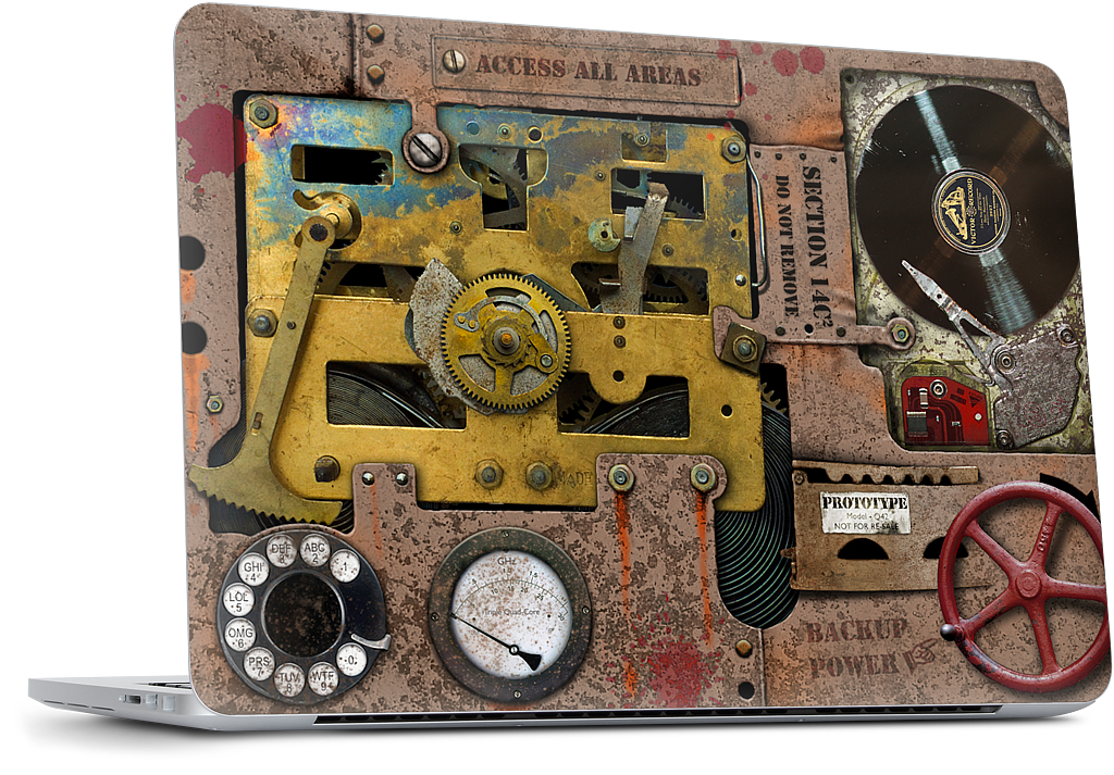 Steampunk MacBook Skin