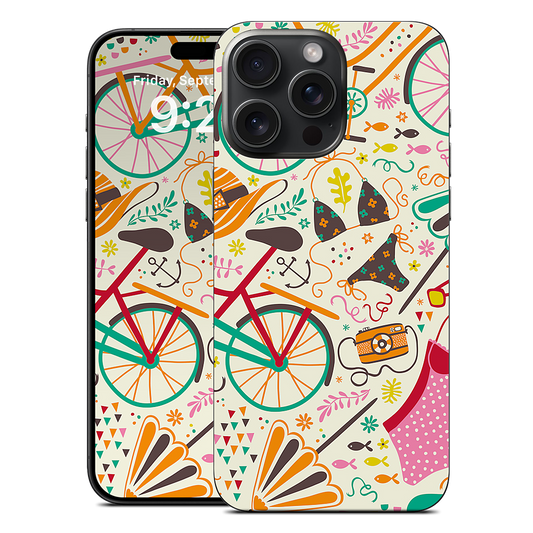 Seaside Cycle iPhone Skin