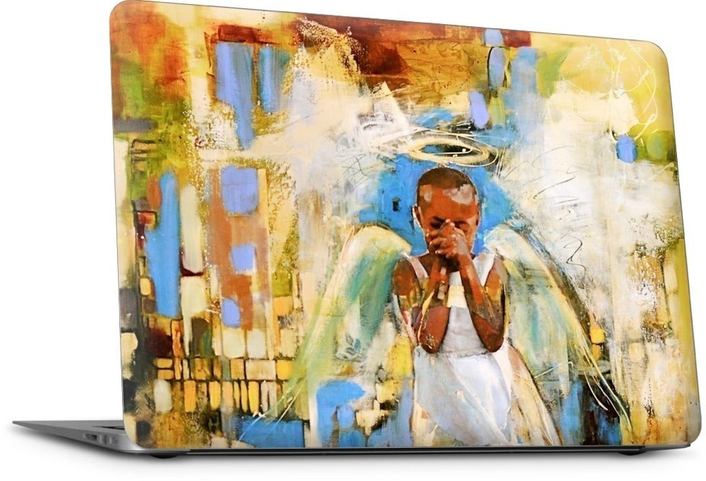 Shy Angel MacBook Skin