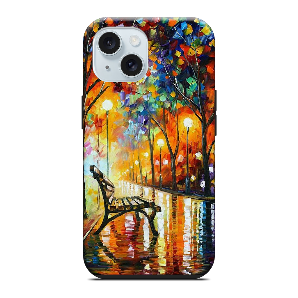THE LONELINESS OF AUTUMN by Leonid Afremov iPhone Case