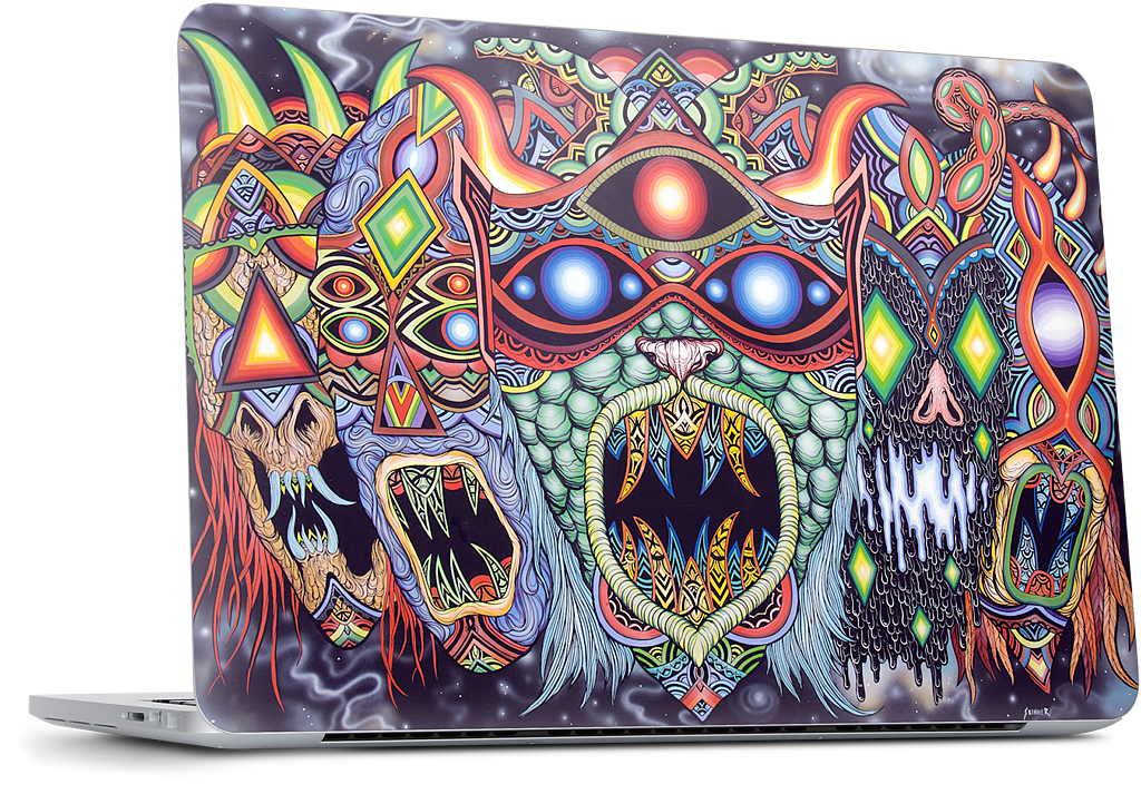 The Gods Beyond The Dark MacBook Skin