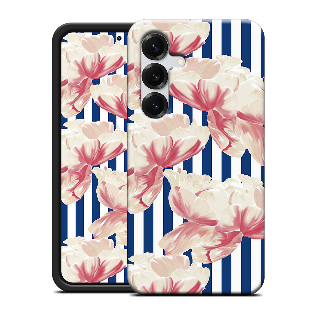 Stripe Floral Samsung Case