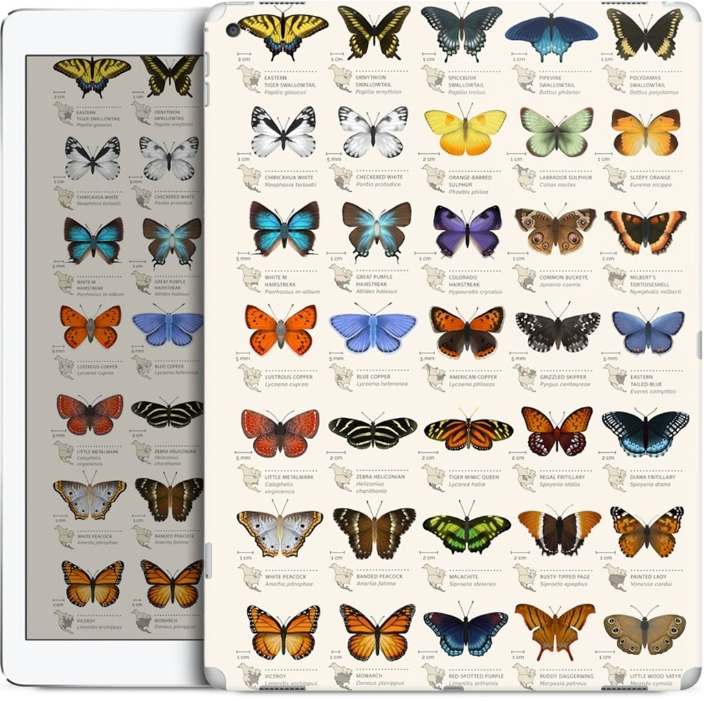 42 North American butterflies iPad Skin
