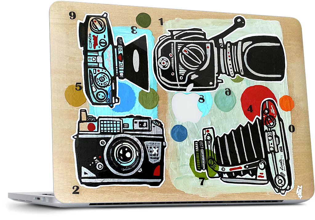 Watch It Happen MacBook Skin