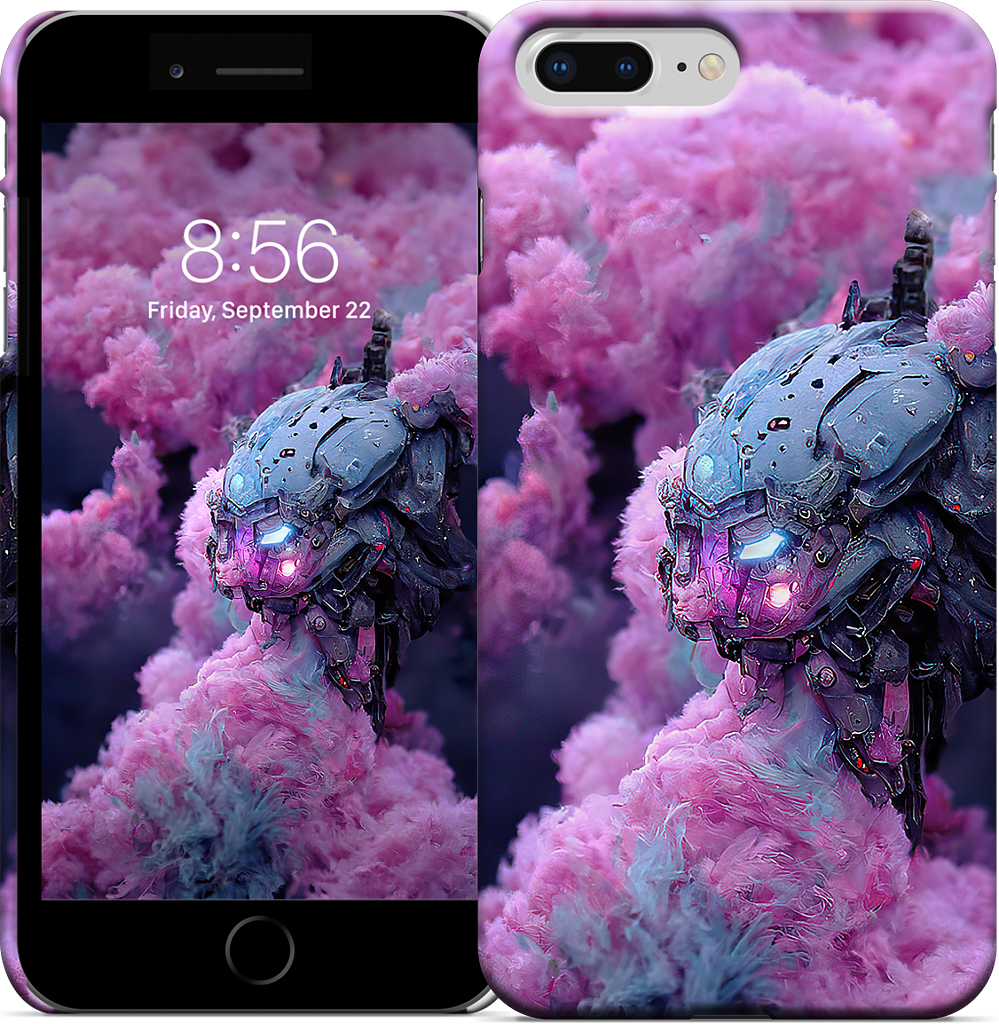 Cotton Candy Mechs iPhone Case