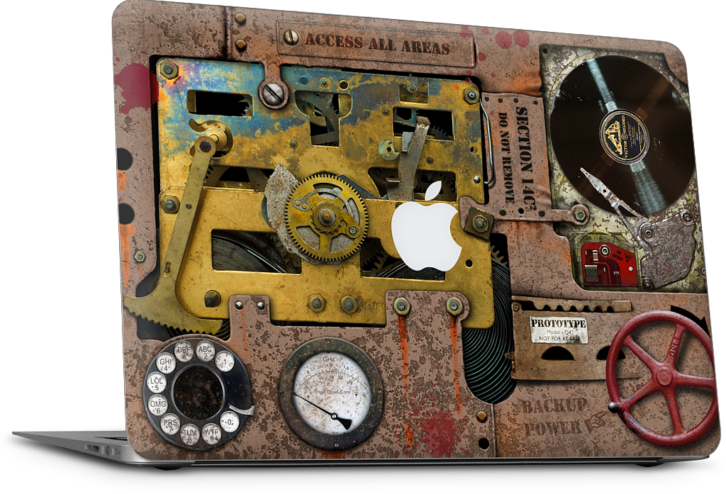 Steampunk MacBook Skin