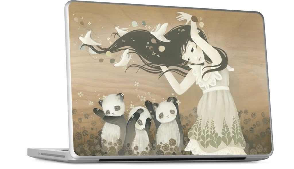 Leave The Hair And Go Free MacBook Skin