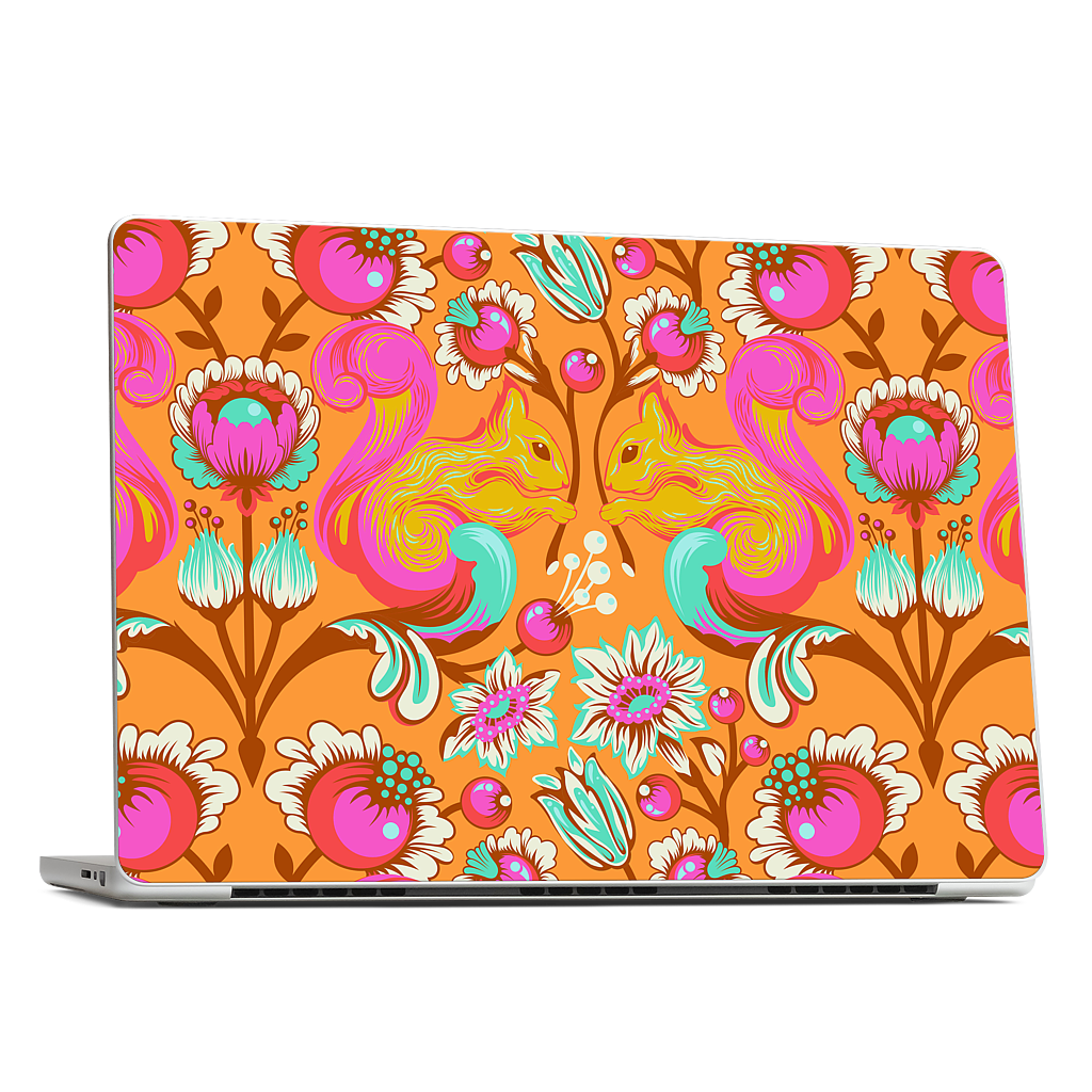 Squirrel Begonia MacBook Skin