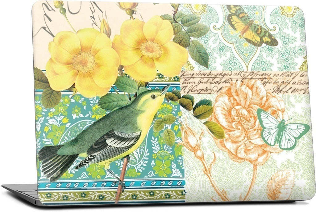 Yellow Bird MacBook Skin