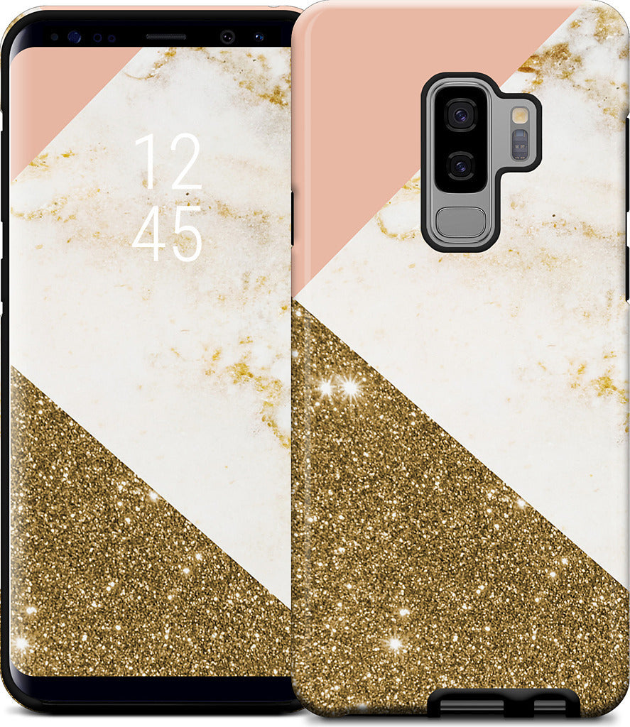Gold Marble Collage  Samsung Case
