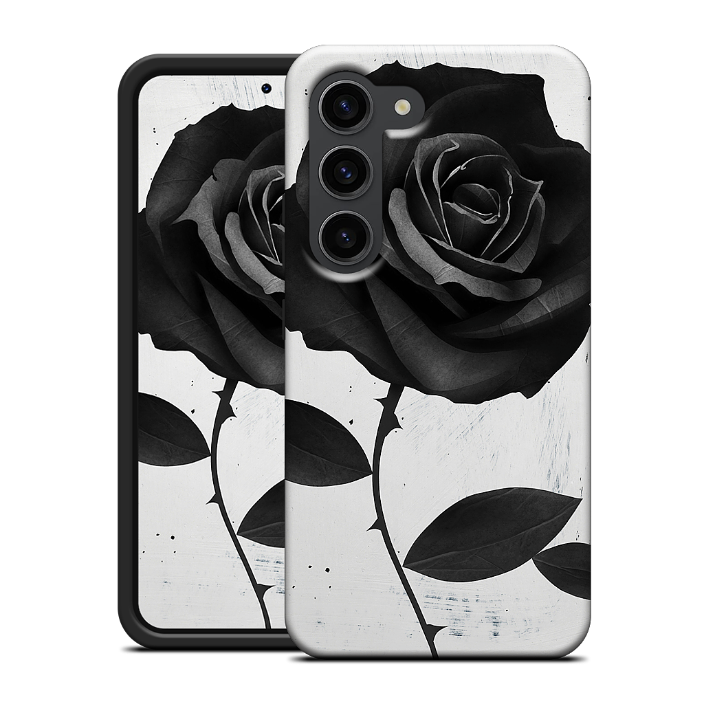 Fabric Rose Samsung Case