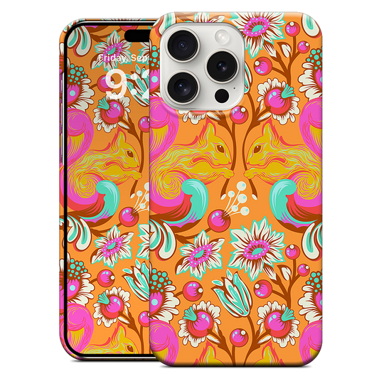 Squirrel Begonia iPhone Case