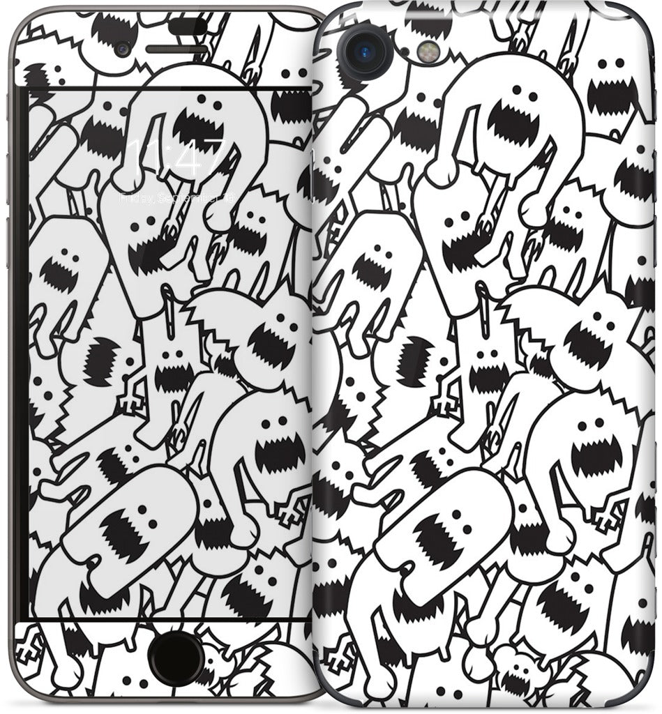 Monster Collage iPhone Skin