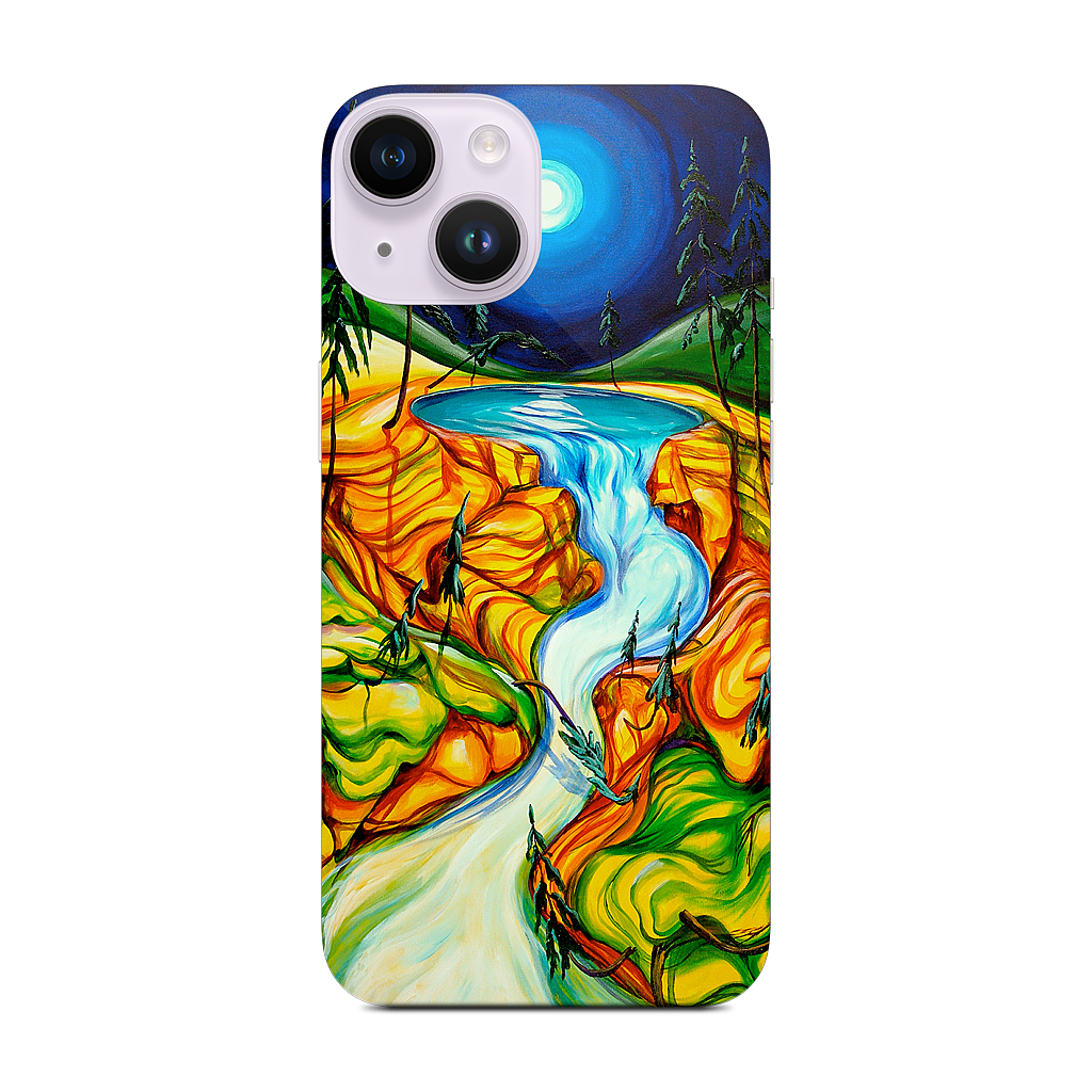Cup Of Life Athabasca Falls Jasper iPhone Skin