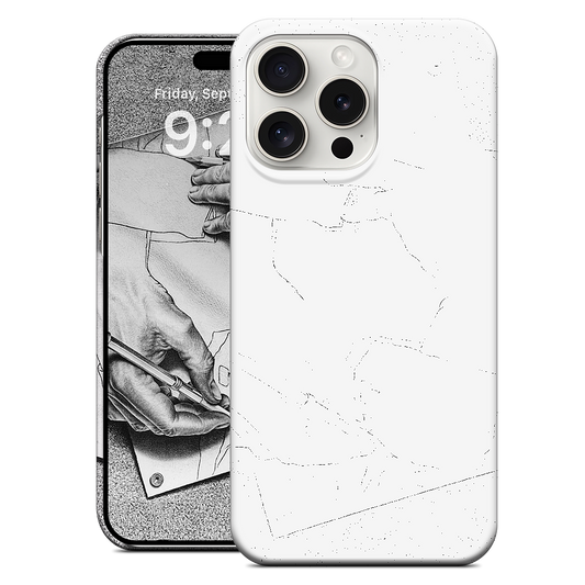 Drawing Hands iPhone Case
