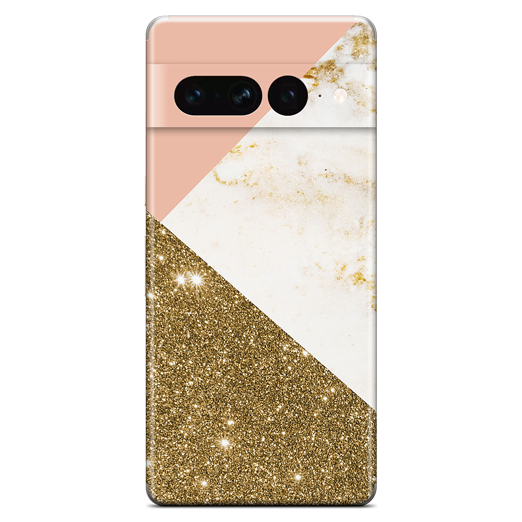 Gold Marble Collage  Google Phone