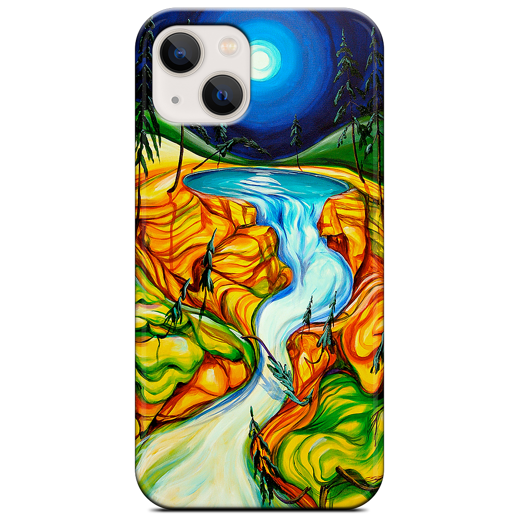 Cup Of Life Athabasca Falls Jasper iPhone Case
