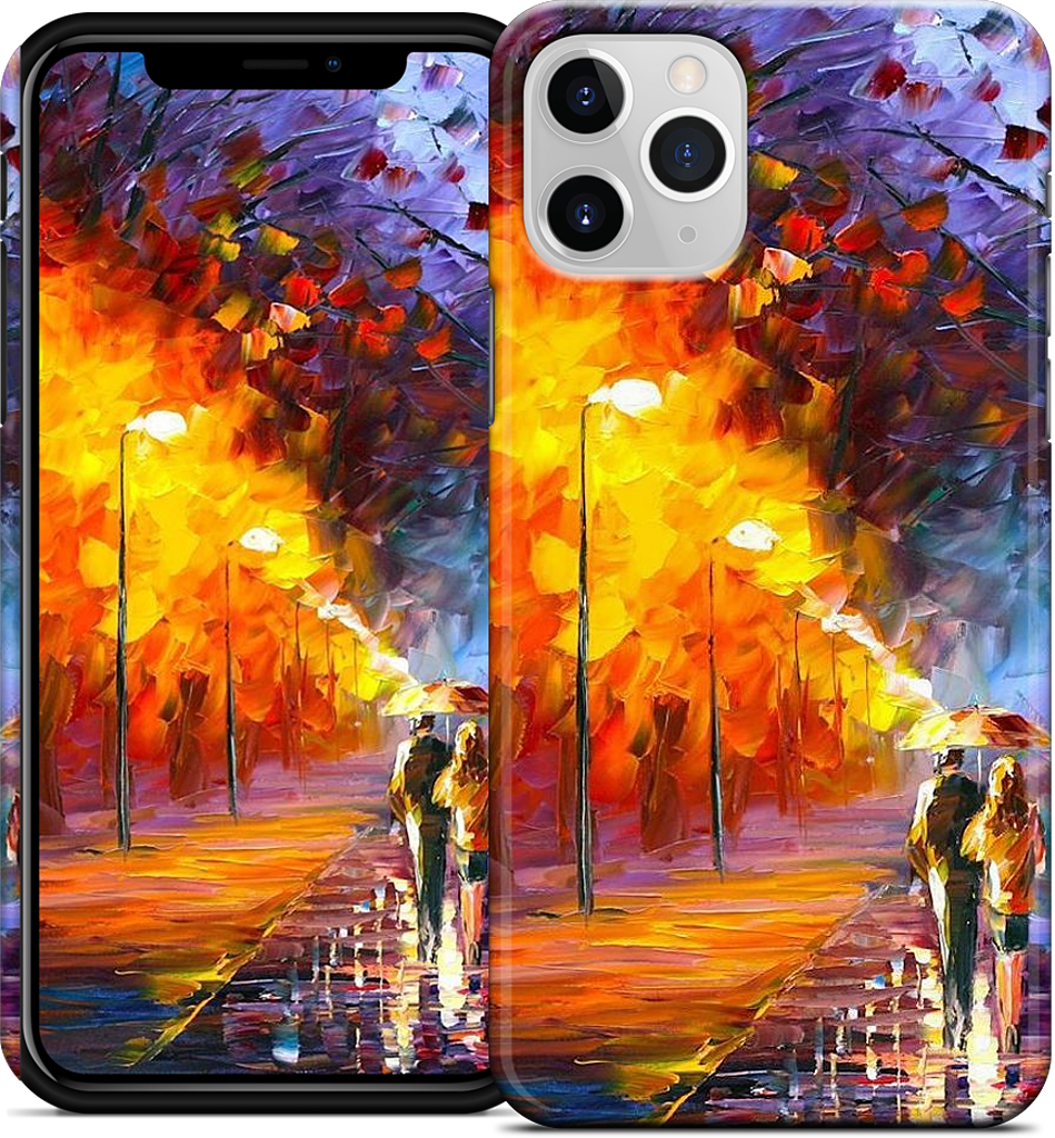 ALLEY BY THE LAKE by Leonid Afremov iPhone Case