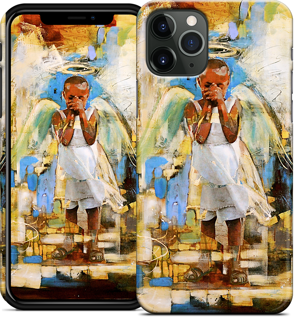 Shy Angel iPhone Case