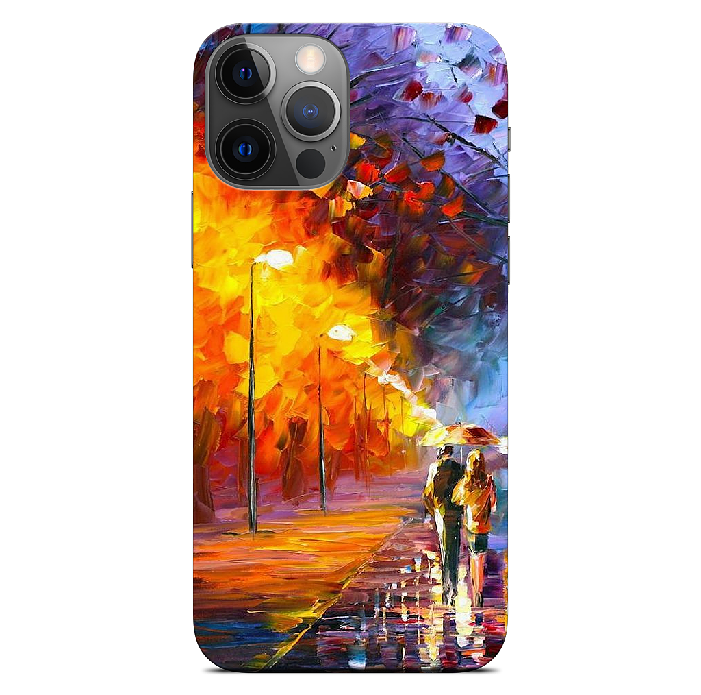 ALLEY BY THE LAKE by Leonid Afremov iPhone Skin