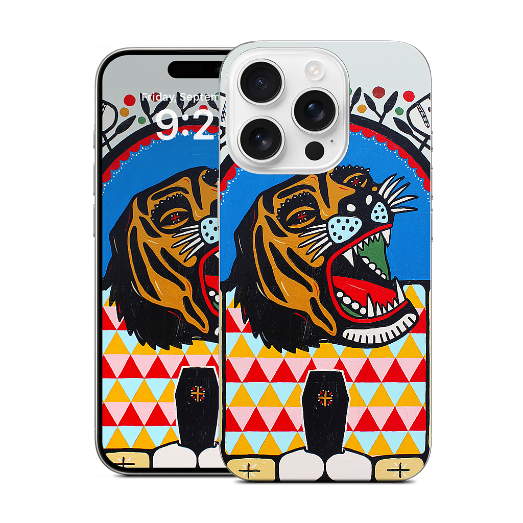 Tiger Coffin iPhone Skin