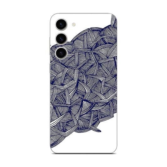 blue lines Samsung Skin