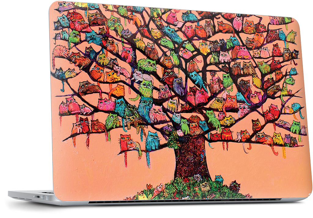 "Meau Tree" MacBook Skin