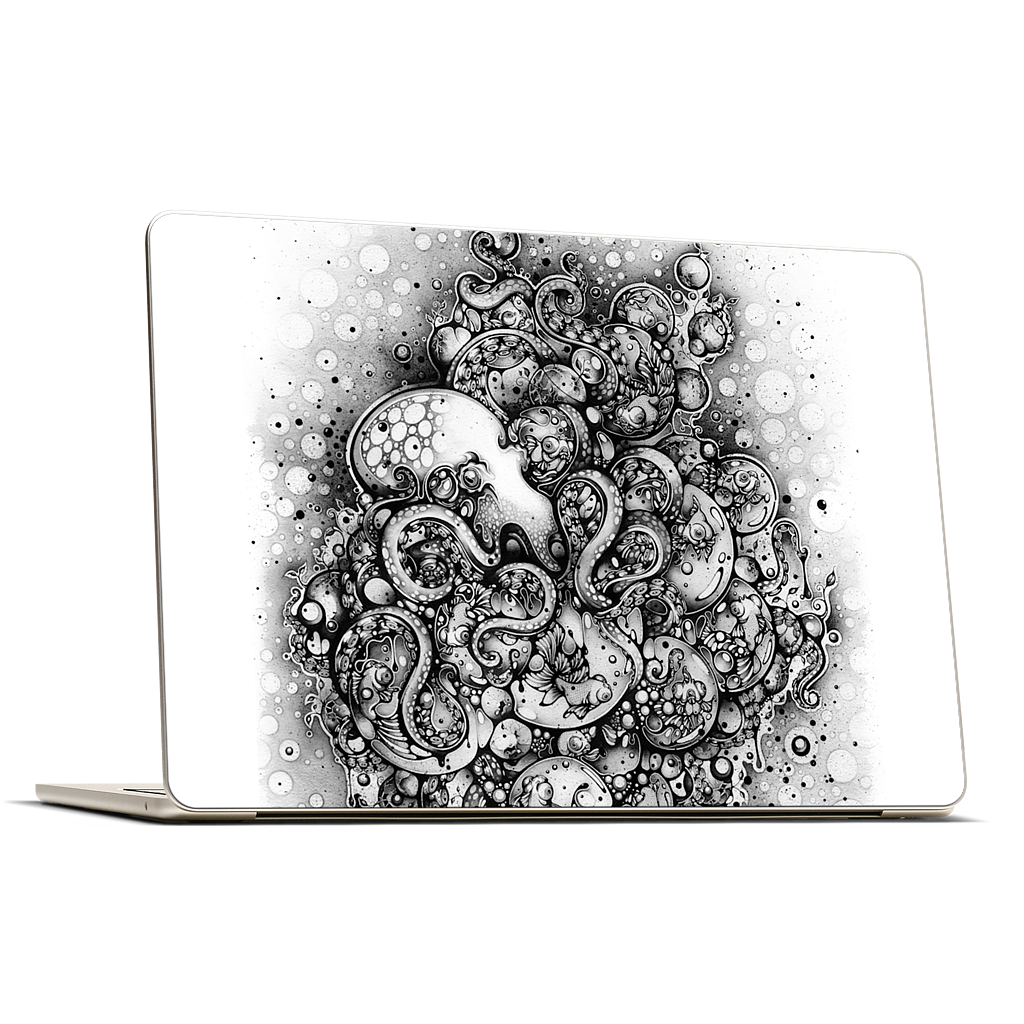 A Curious Embrace MacBook Skin