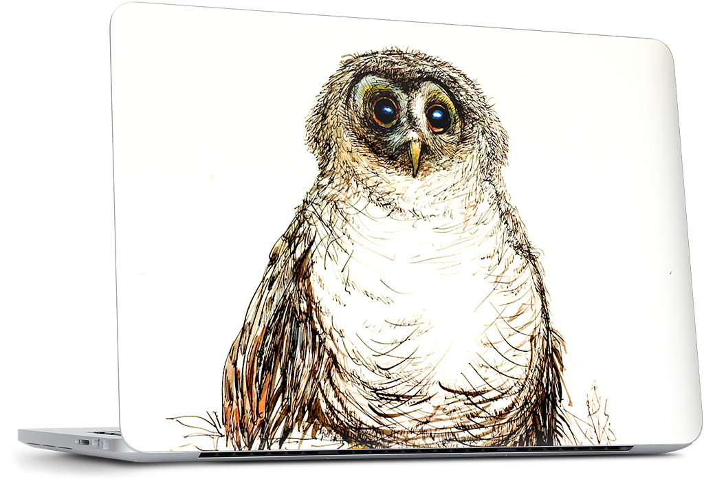 Baby Owl MacBook Skin