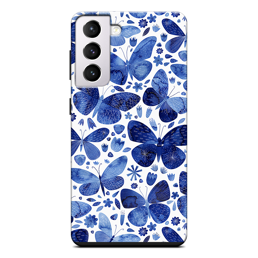 Blue Butterflies Samsung Case