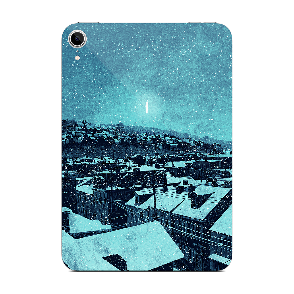 "we wait out the storm, and i am floored" iPad Skin