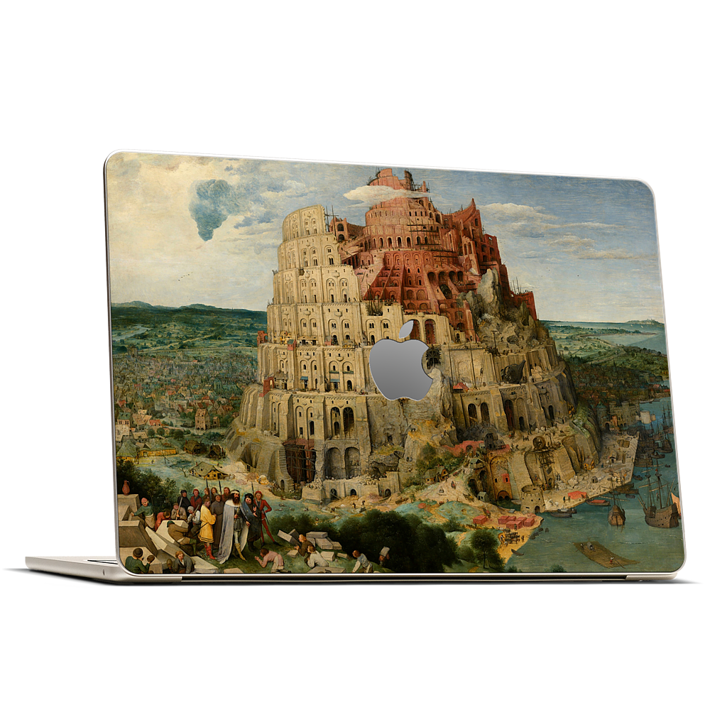 The Tower of Babel MacBook Skin
