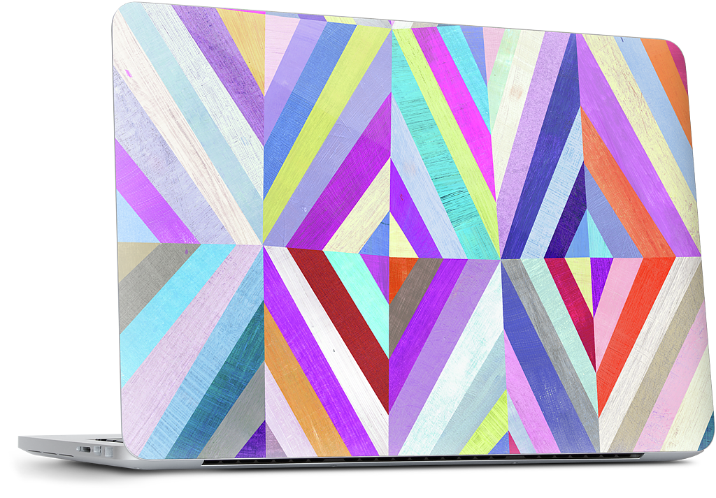 Purple Diamonds MacBook Skin